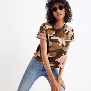 Madewell camo crop